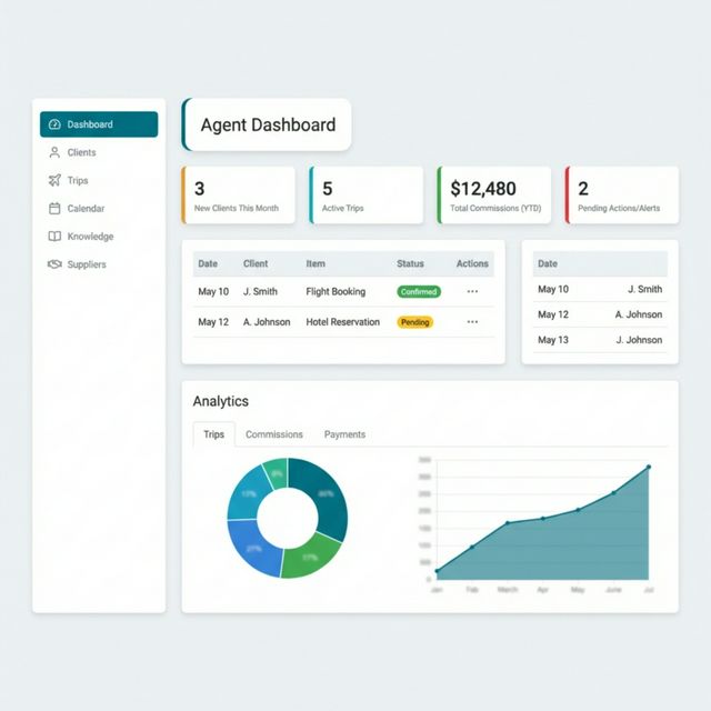 Wanderbolt Dashboard UI